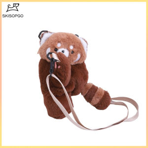 SKISOPGO Detachable Strap Crossbody BagTeddy Bear Backpack Plush Bag Doll Cute Soft Bagpack for Women Gift