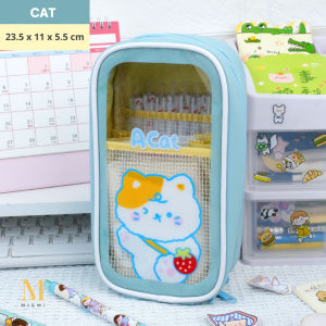 Mismi Bona Pencil Case Perempuan Tempat Pensil Sekolah Lucu Motif Beruang - PC5B
