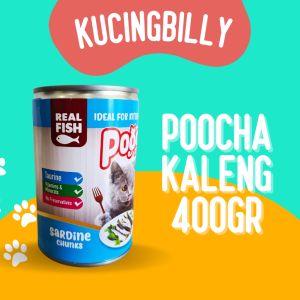 Poocha 400gr makanan kaleng kucing