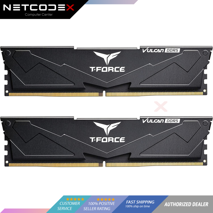 TEAMGROUP T-Force Vulcan DDR5 32GB Kit (2x16GB) 5200MHz (PC5-41600