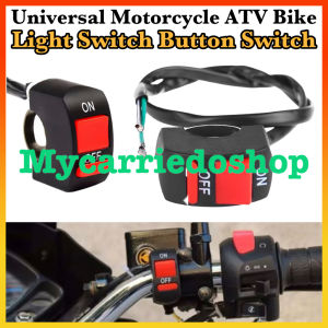 Universal Motorcycle ATV Bike Led Handlebar Light Switch ON/OFF Button Switch Spotlight Switch