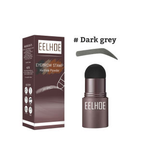 Eelhoe One Step Brow Stamp Shaping Kit Eyebrow Print Mold Set Hairline Powder Makeup Eyebrow Powder Perfect Eyebrow in Seconds