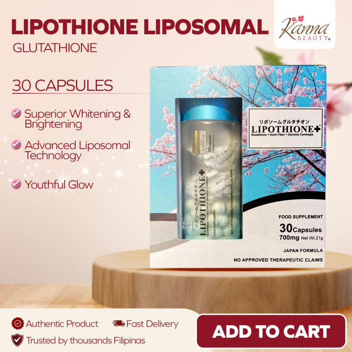 does glutathione cause gas Lipothione Liposomal Glutathione | 30 Capsules x 700mg