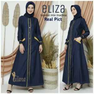 GAMIS KATUN WANITA ELIZA DRESS MIX MADINA TERBARU DAN TERLARIS MODEL ELEGAN