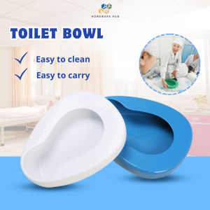 Portable Plastic Bedpan & Smooth Bedpan Seat: Essential Homeware for Bedridden Patients