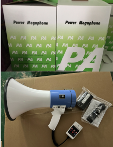 Globals Portable Megaphone 50w Rechargeable MU 8R Talk Siren USB SD RECORDING