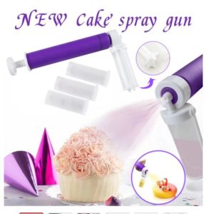 Cake Coloring Duster Manual Cake Airbrush Pump Cake Decorating Tool Baking Tool Gift For Dessert Lover Kitchen Accessori