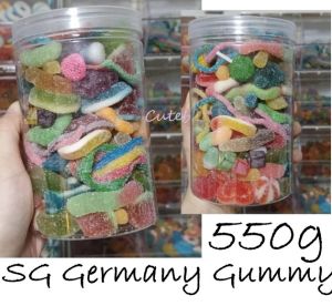 Gummy Candy Gummies bottle mix and match sour candy mix germany gummy mix 550g sweets halal gummy