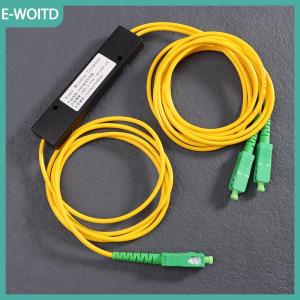 【E-WOITD】 1PC 1x2 FTTH sợi quang Splitter 1 điểm 2 sợi quang Splitter hộp giảm dần 1 đến 2 Splitter hộp SC APC phụ kiện máy tính