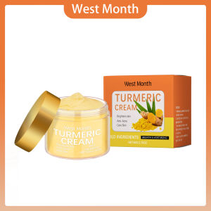[Buy 1 Get 1 Free，COD] Turmeric Brightening Face Cream 50g—brightens skin fades dark spots fights aging reduces wrinkles firms skin hydrates and minimizes pores