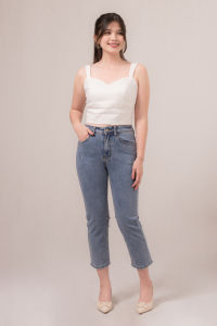 RIMINI - Celana Jeans Skinny Panjang Highwaist Denim Size 26-33 - Ofelia Pants 5200