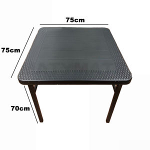 Foldable Plastic Rattan Desk Dining Table High Quality Table Heavy Duty Table 75x75cm
