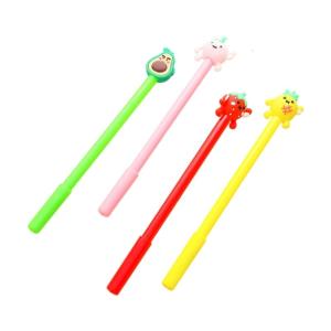 4Pcs Cartoon Gel Pen for Writing Note Taking 0.5MM Tip Quick Drying Ergonomic Grip Gel Inks Pen for School Office