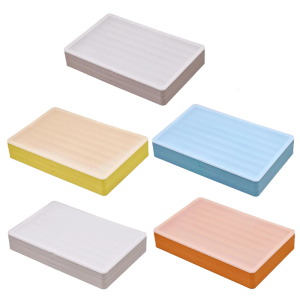 Interlocking 3 Layer Keycap Holder Clear Plastic Detachable Trays AntiSlip Base for Keyboards Enthusiasts