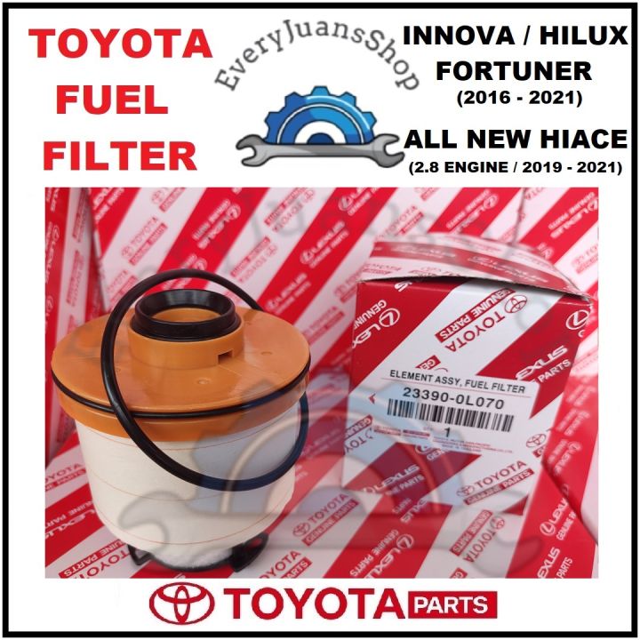 Toyota Fuel Filter - All New Look Innova Fortuner Hilux Hiace Deluxe ...