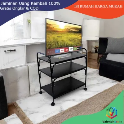 rak tv valenchstore/ rak galon / rak buku / rak tv besi dx300 /rak tv serbaguna/ rak serbaguna 3 susun