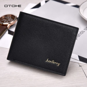 OTOHE Mens Wallet RFID Wallet Simple Short Wallet Soft PU Business Wallet Multi-Card Position Wallets Travel Purses Coin Pouch ID Credit Cards Holders