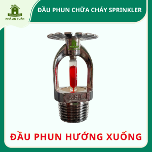 Đầu phun nước chữa cháy tự động Sprinkler hướng lên / hướng xuống. Sprinkler DN15 - 68 độ C