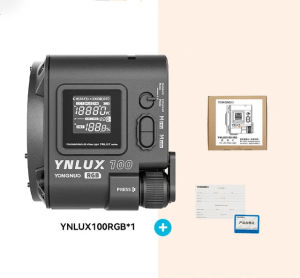 Yongnuo YNLUX100 120W RGB 2700K-10000K Adjustable Color Temperature RGB Studio Light Portable for Indoor and Outdoor Photography