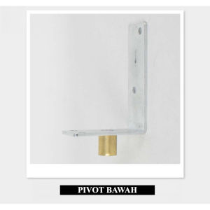 Roda Pivot Bracket Aksesoris Pintu Lipat Atas Bawah WELDOM Set Heavy Duty