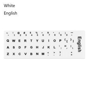 RUCHO Arabic Italian Laptop PC Alphabet Layout Russian Spanish Deutsch Keyboard Decal Alphabet Button Layout Letter Protective Film Keyboard Stickers