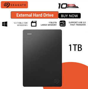 New Seagate Backup Plus Slim 1TB 2TB Portable External Hard Drive USB 3.0 External HDD High Capacity Plug-and-play Connectivity for PC Laptop mac OS