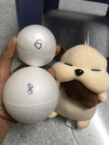 Combo 10 Banh Tròn Xốp ( Xốp Tròn) Kích Thước 6.9cm - 8cm