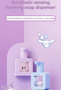 💖READY STOCK💖Foam Hand Sanitizer|Kawaii Kuromi Sanrio Soap Dispenser Automatic Induction Smart Usb Charging