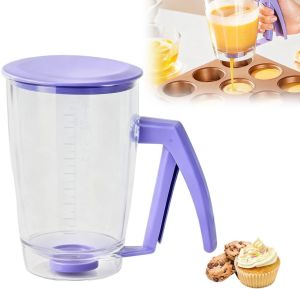 Pancake Batter Dispenser Bottle 900ML Pancake Maker Baking Tool for Cupcakes Crepes Waffles Muffins Funnel Cake Griddle Breakfast Accessory (1)