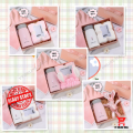 VTOM Birthday Box Pink Color Wedding Gift Towel Glass Bottle Headband Set With Gift Bag | Suprise Hadiah Kahwin / Hari Jadi. 