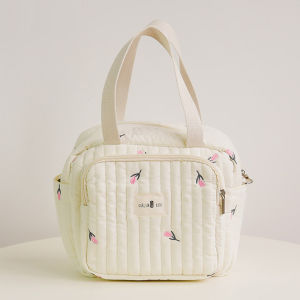 Hamshmoc Xách Tay Mẹ Túi Cầm Tay Túi Đeo Vai Bông Vải mở rộng Dễ Dàng Truy Cập Cho chăm sóc em bé