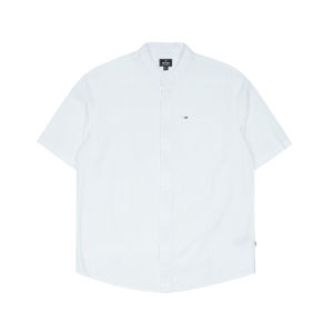 M Gee Baju Koko Lengan Pendek Kemeja Pria M Gee Alfero C092 White