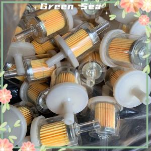 Green sea lazlook 1ชิ้นสกู๊ตเตอร์มอเตอร์ไซค์มอเตอร์ไซค์มอเตอร์ไซค์สกู๊ตเตอร์สิ่งสกปรกอุปกรณ์ DIY ท่อ8มม. ตัวกรองน้ำมันรถมอเตอร์ไซด์น้ำมันเบนซินน้ำมันเบนซินน้ำมันเบนซิน