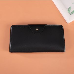 Money Organizer Leather Book Type Wallet with 5 Card slot and 6 pcs Plastic for