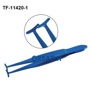 Titanium Alloy Fixation Forceps Tweezers Eyelid Fixing Forceps Eye Surgical Tool Ophthalmic Instrument