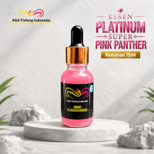 AGA Essen PLATINUM SUPER PINK PANTHER Doger Kamper Campuran Umpan Penarik Segala Jenis Ikan 15ml