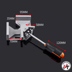 Kẹp góc vuông gỗ ê tô vam kẹp đa năng eto sắt 90 độ 1 tay 2 tay KGV