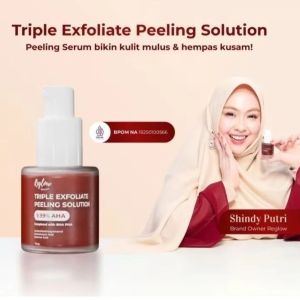 Reglow Peeling Serum Triple Exfoliate Peeling Serum -20ml Original Official Store 9.99% mengangkat sel mati mengandung bha pma