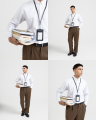 Kemeja Basic Pria Lengan Panjang / Basic Shirt by SCHOUTEN. 