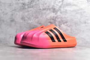 อาดิดาส adiFOM เปลือกหน้ารองเท้าตีนเป็ดแบบเหยียบครึ่งหน้าสีส้มสำหรับผู้ชายและผู้หญิง