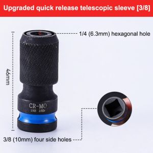 CHLOCH Phát hành nhanh Bộ chuyển đổi Impact Hex Độ đồng tâm cao Được rèn chính xác Bộ chuyển đổi mũi vặn vít Bộ chuyển đổi ổ cắm lục giác Phụ kiện hộp dụng cụ