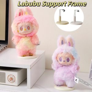 BANZU 6pcs ป้องกันการเอียง ชั้นวางแสดงสินค้า  รองรับโลหะ จอแสดงผลเดสก์ท็อป โครงรองรับ  ขาตั้งตุ๊กตาไวนิล  แท่นเก็บของ ที่วางตุ๊กตา  ของขวัญของเล่นตุ๊กตาเด็ก