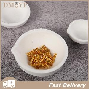[DMYP] High Temperature Quartz Silica Melting Crucible Dish Bowl Pot Casting Metal Jewelry Casting Container