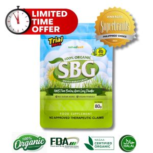 Salveo Barley Grass Trial Pack Powder 80grams Good for 40 servings