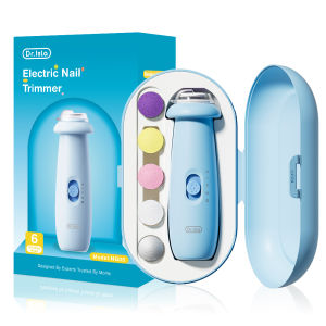 Dr.isla Baby Care Tool Electric Nail Clipper With Night Light 6 Types of File Heads NG04