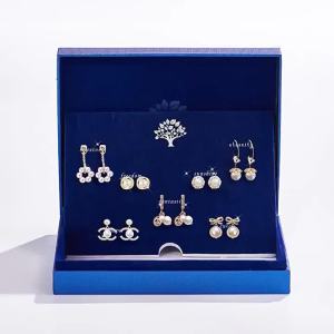 Shiyith S925 kim bạc Hàng Tuần Bộ Bông tai ngọc trai thanh lịch Bông Tai Cho Phụ Nữ Món Quà Sinh Nhật Cho Bạn Gái