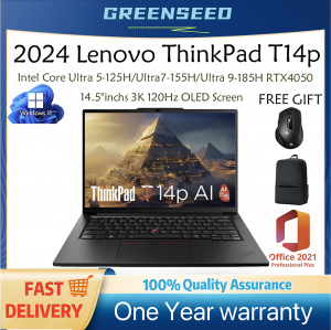 【Lenovo Local Warranty】2024 Lenovo ThinkPad T14p Laptop | Intel Core Ultra 5-125H/Ultra7-155H/Ultra 9-185H RTX4050 | 14.5"inchs 3K 120Hz OLED Screen | Lenovo ThinkPad Laptop | Lenovo Laptop