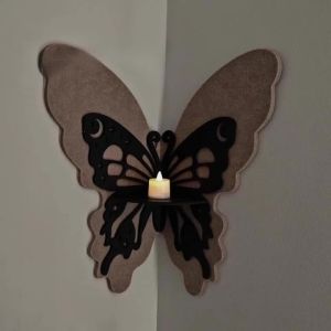 FFBH Butterflies Felt Bulletin Board Foldable Photo Boards Minimalist Luxury Elegant Wall Art Modern Wall Decors Home Decoration T4N8K