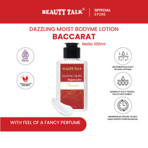 BEAUTY TALK Body Lotion Parfume Baccar4t - 100ML  Lotion Pencerah Kulit
