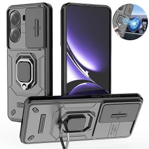 For Xiaomi Poco X7 Pro 5G Case Armor Magnetic Holder Cover for PocoX7Pro Poko Little X 7 Pro X7Pro 5G Slide Lens Protect Funda